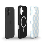 Cloud Dancer Jumbo Dots White - MagSafe Tough Case