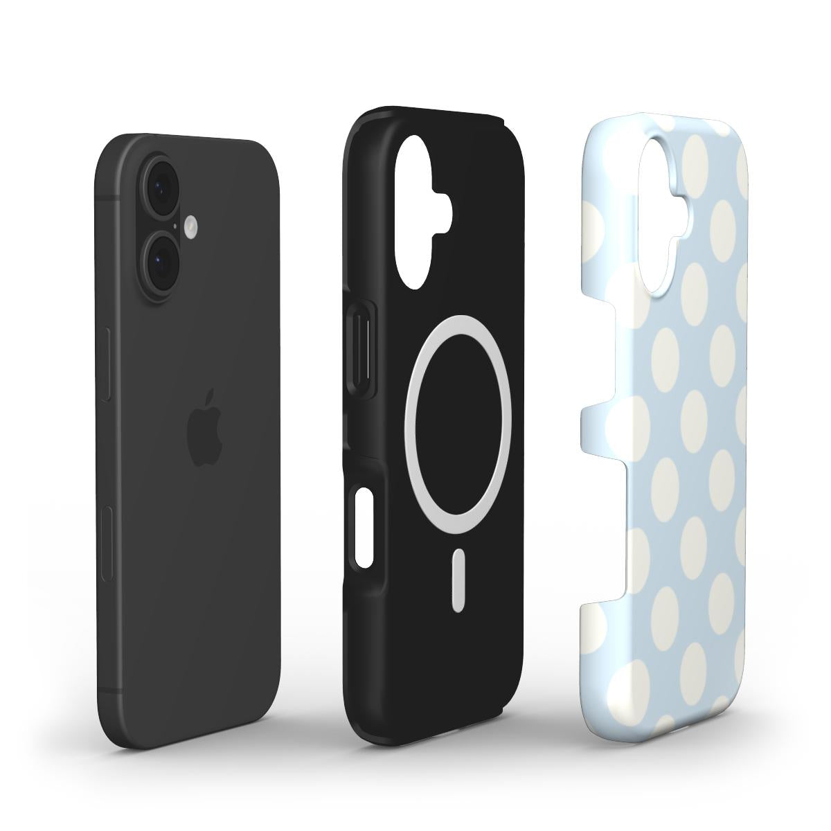 Cloud Dancer Jumbo Dots White - MagSafe Tough Case