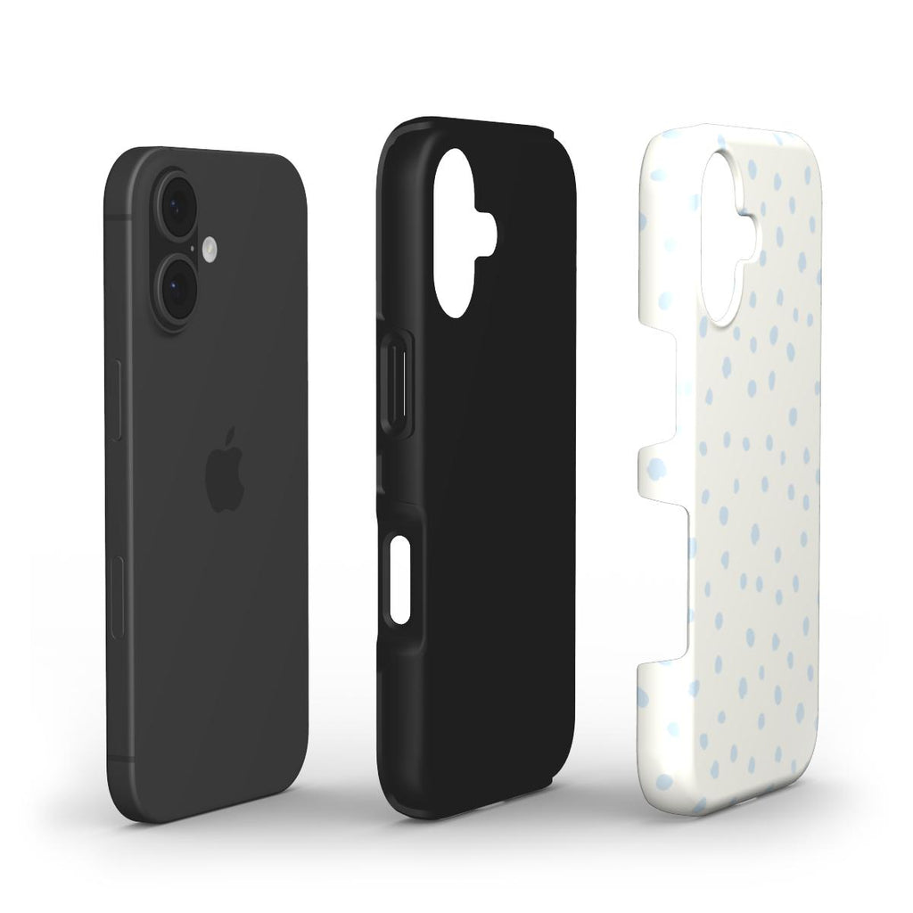 Cloud Dancer Blue Wild Dots - Tough Case
