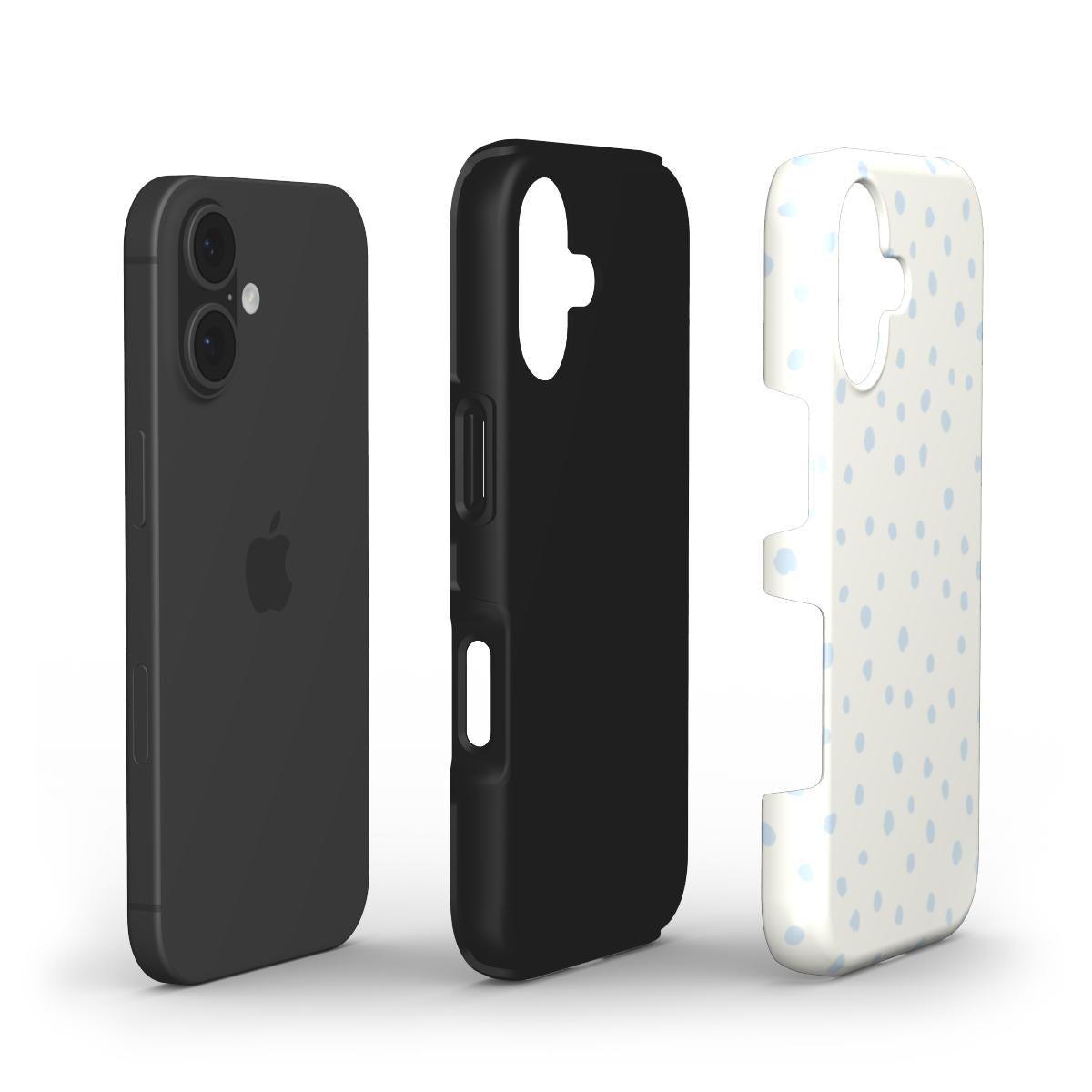 Cloud Dancer Blue Wild Dots - Tough Case