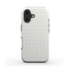 Cloud Dancer Checkboard White - MagSafe Tough Case