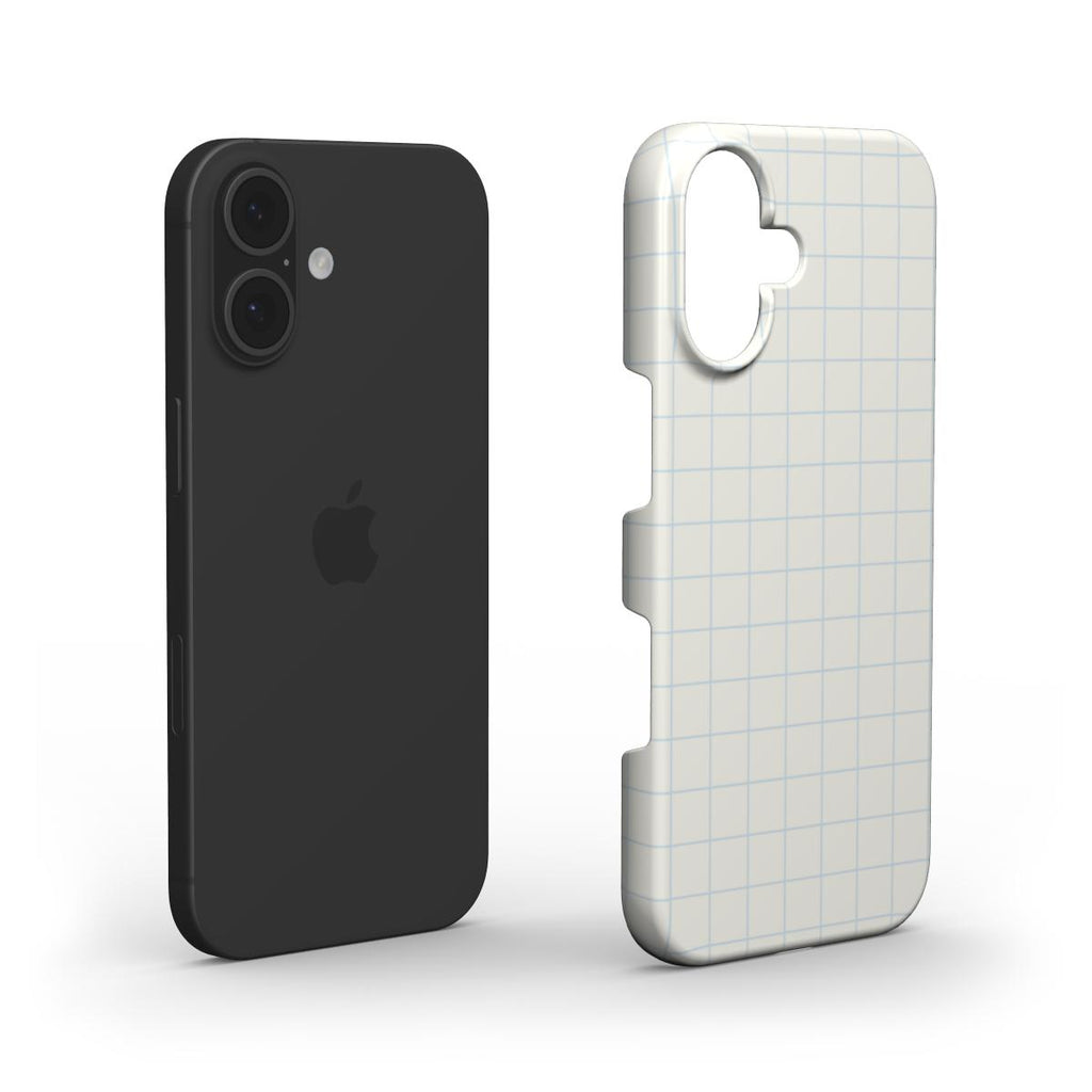 Cloud Dancer Checkboard White - Slim Case