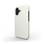Cloud Dancer Checkboard White - MagSafe Tough Case