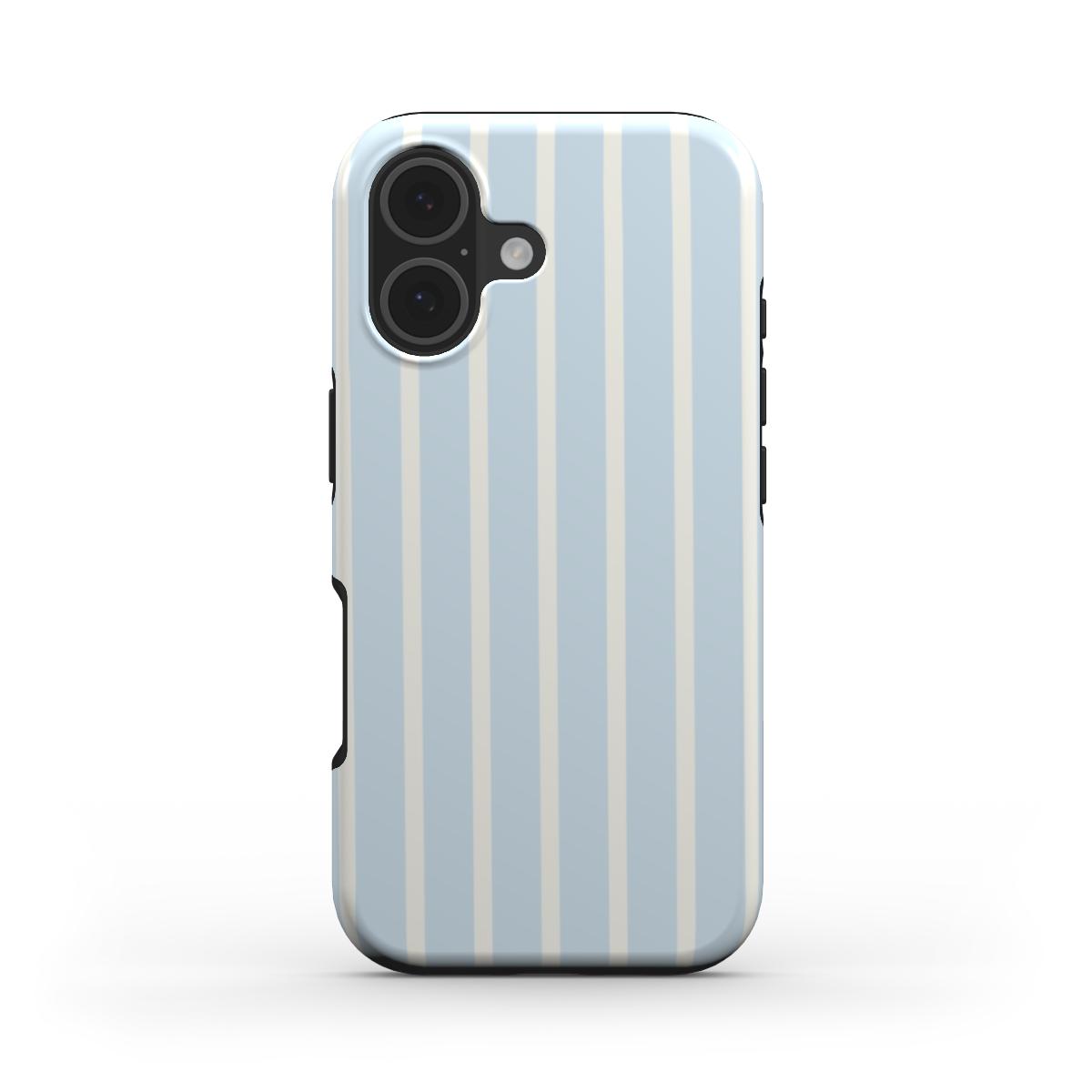 Cloud Dancer Scandi Stripes Blue - MagSafe Tough Case