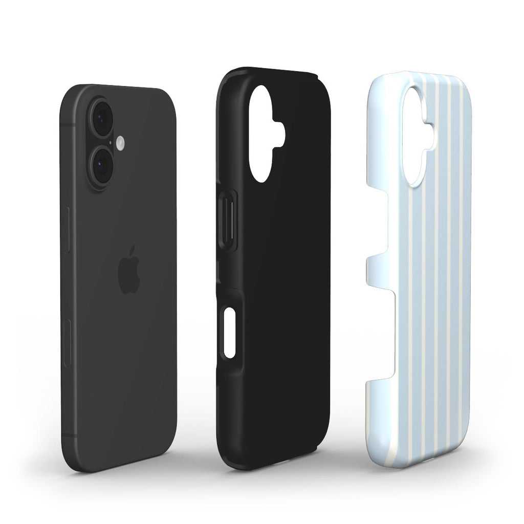 Cloud Dancer Scandi Stripes Blue- Tough Case