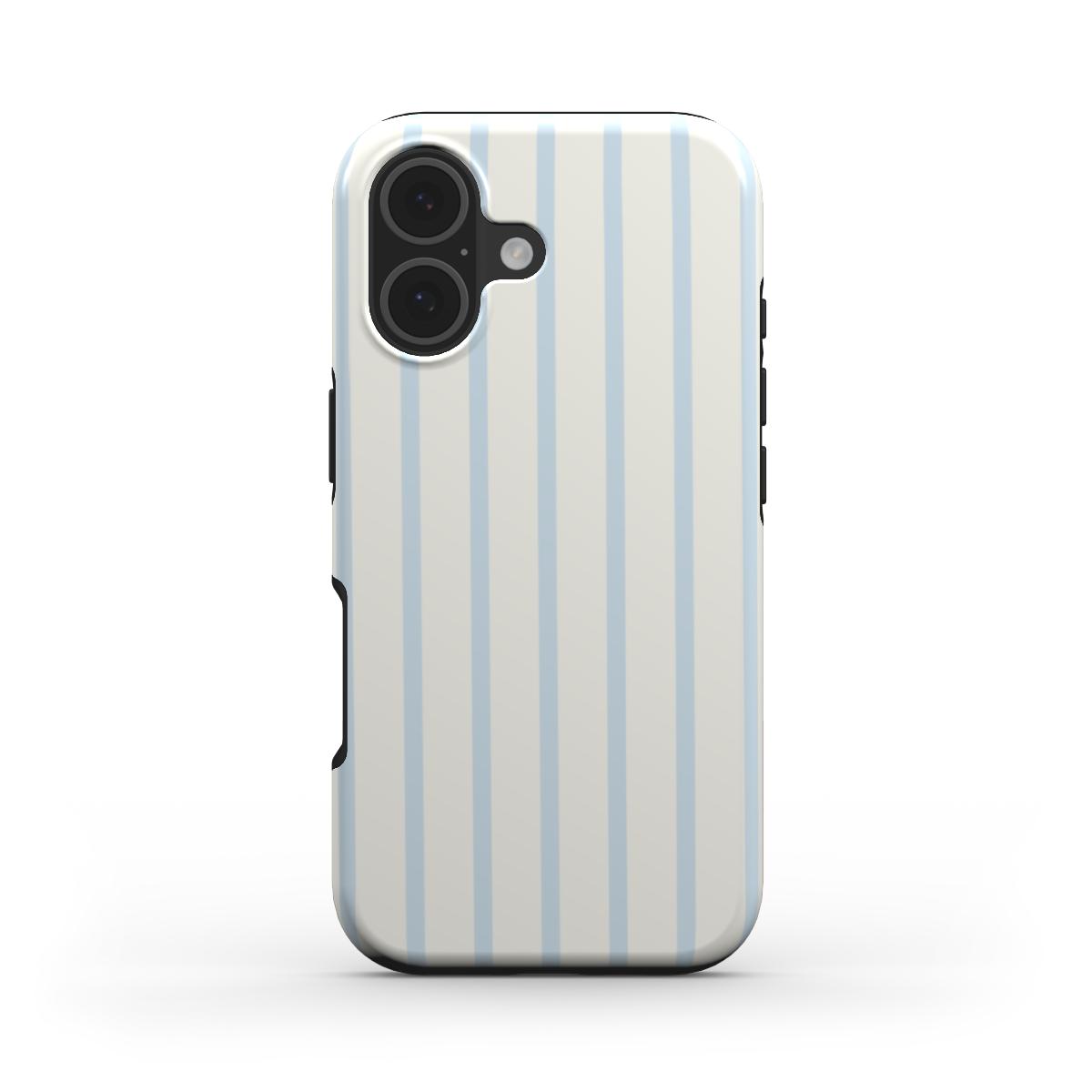 Cloud Dancer Scandi Stripes White - MagSafe Tough Case