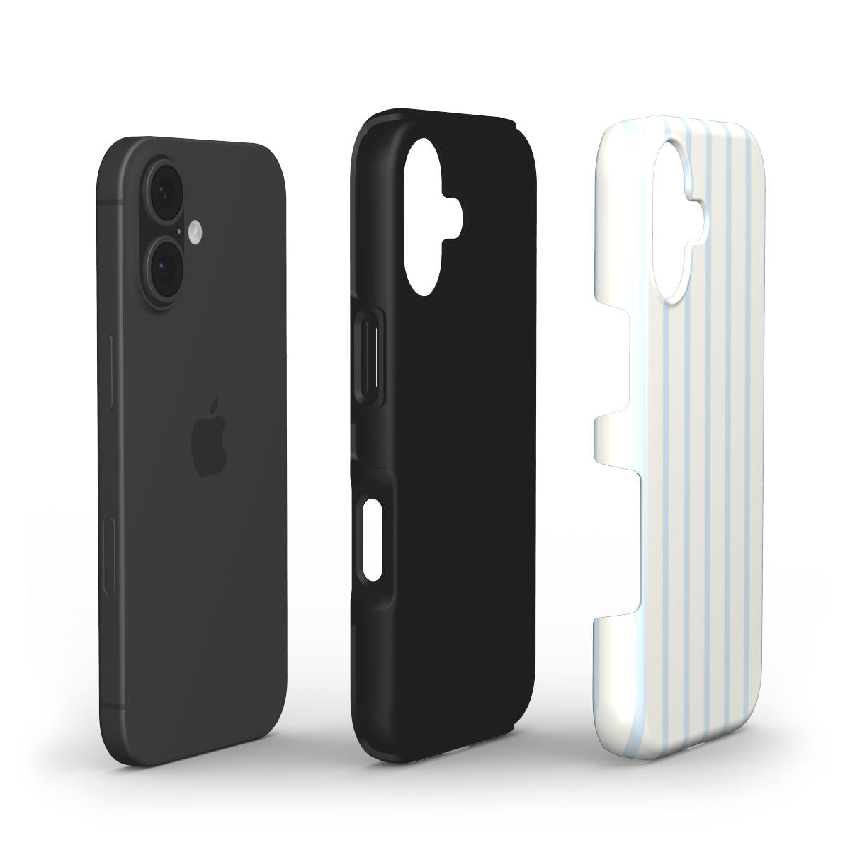 Cloud Dancer Scandi Stripes White - Tough Case