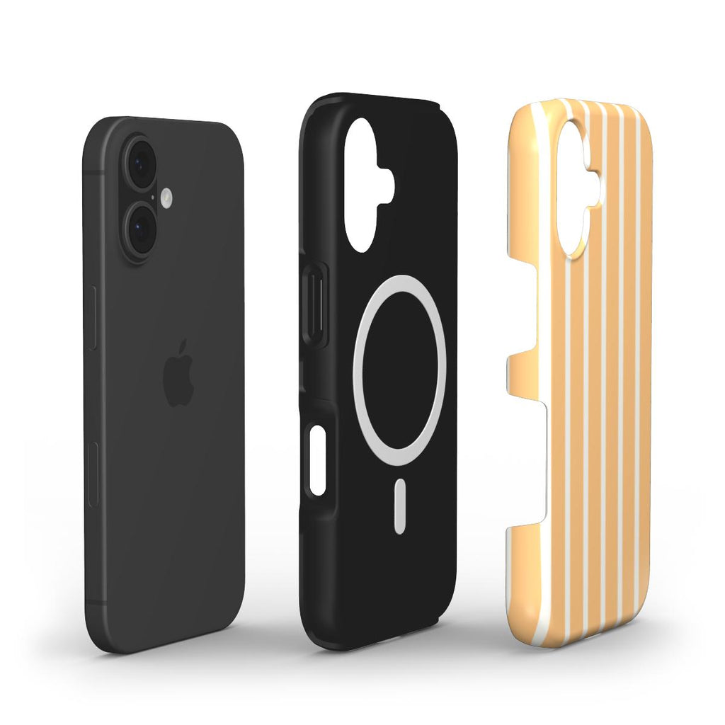 Peach Stripes - MagSafe Tough Case