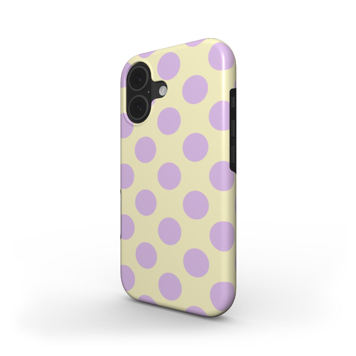 Jumbo Dots Lilac & Yellow - Tough Case