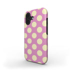 Jumbo Dots Yellow & Pink - Tough Case