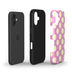 Jumbo Dots Yellow & Pink - Tough Case
