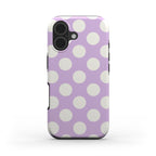 Jumbo Dots Cream & Lilac - MagSafe Tough Case