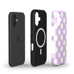 Jumbo Dots Cream & Lilac - MagSafe Tough Case