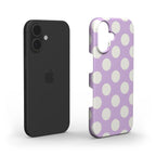 Jumbo Dots Cream & Lilac - Slim Case
