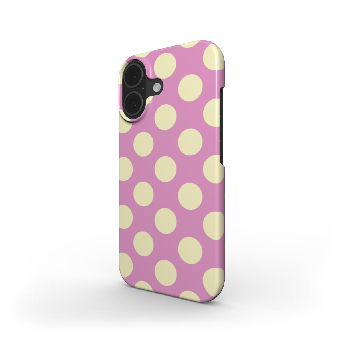 Jumbo Dots Yellow & Pink - Slim Case