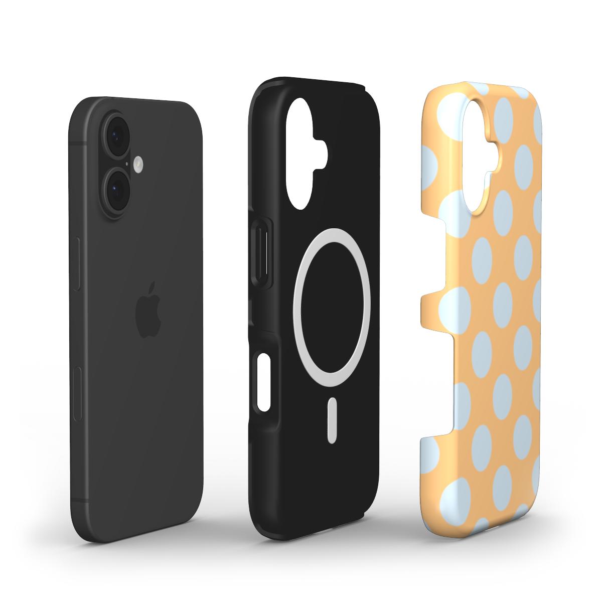 Jumbo Dots Blue & Orange - MagSafe Tough Case