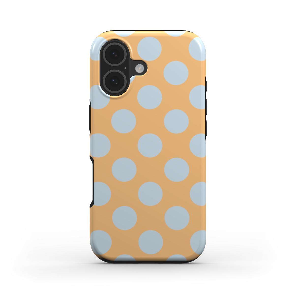 Jumbo Dots Blue & Orange- Tough Case