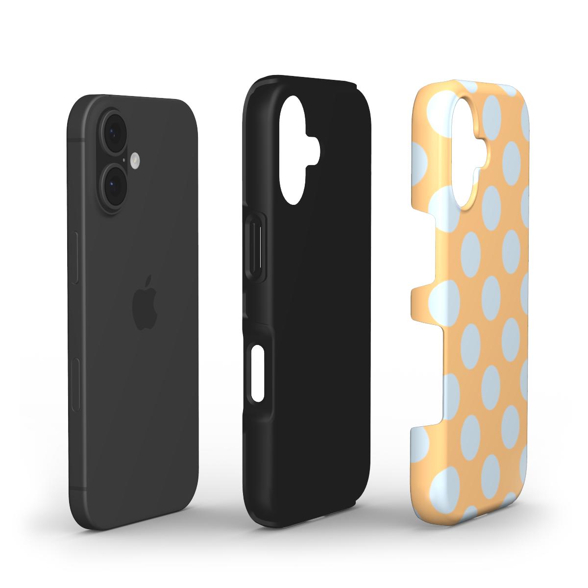 Jumbo Dots Blue & Orange- Tough Case