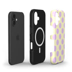 Jumbo Dots Lilac & Yellow - MagSafe Tough Case