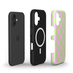 Jumbo Dots Pink & Green - MagSafe Tough Case