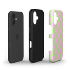 Jumbo Dots Pink & Green- Tough Case